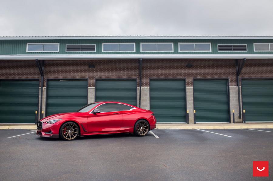  Infiniti Q60 2.0t on Vossen Wheels (VFS10) 2017 года  (фото 36 из 42)